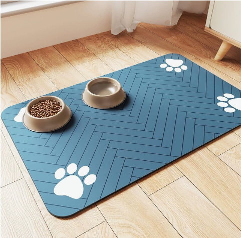 Splash-Proof Feeding Mat for Cats & Dogs