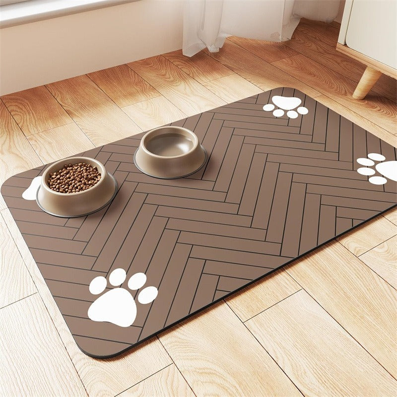 Splash-Proof Feeding Mat for Cats & Dogs