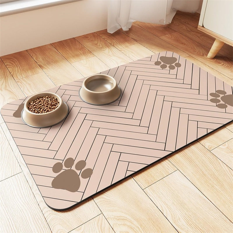Splash-Proof Feeding Mat for Cats & Dogs