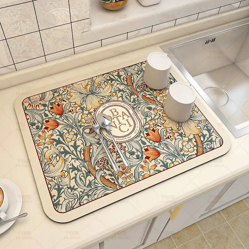 Super Absorbent Dish Drying Mat
