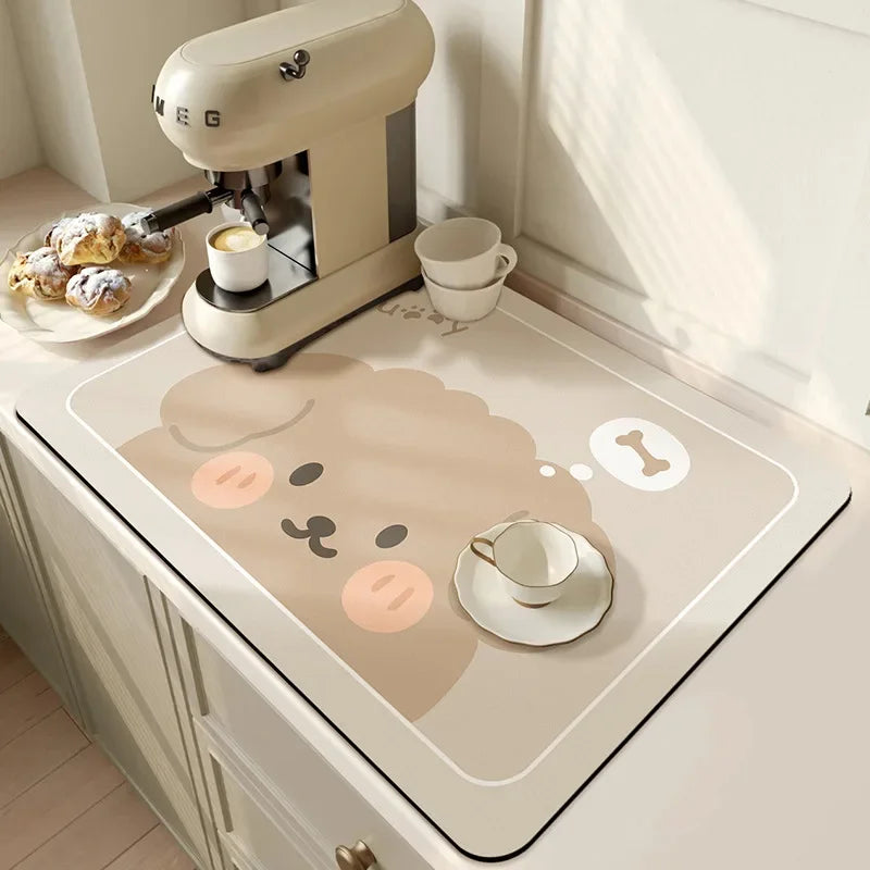 Super Absorbent Dish Drying Mat