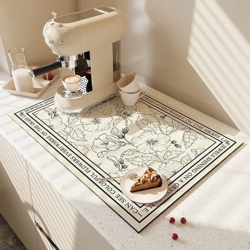 Super Absorbent Dish Drying Mat