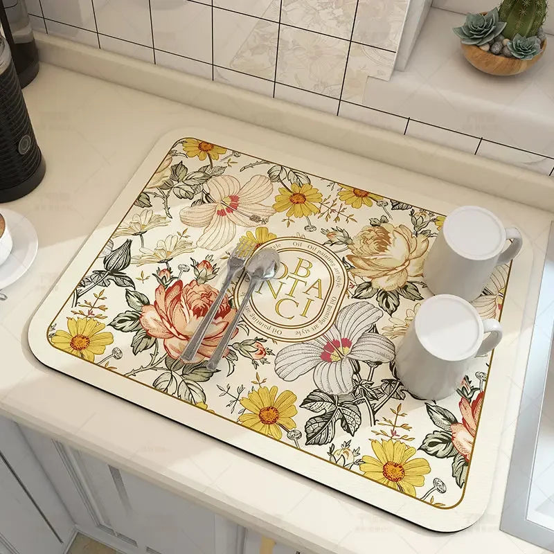 Super Absorbent Dish Drying Mat