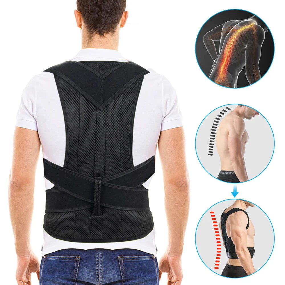Adjustable Upper Back Posture Corrector Brace