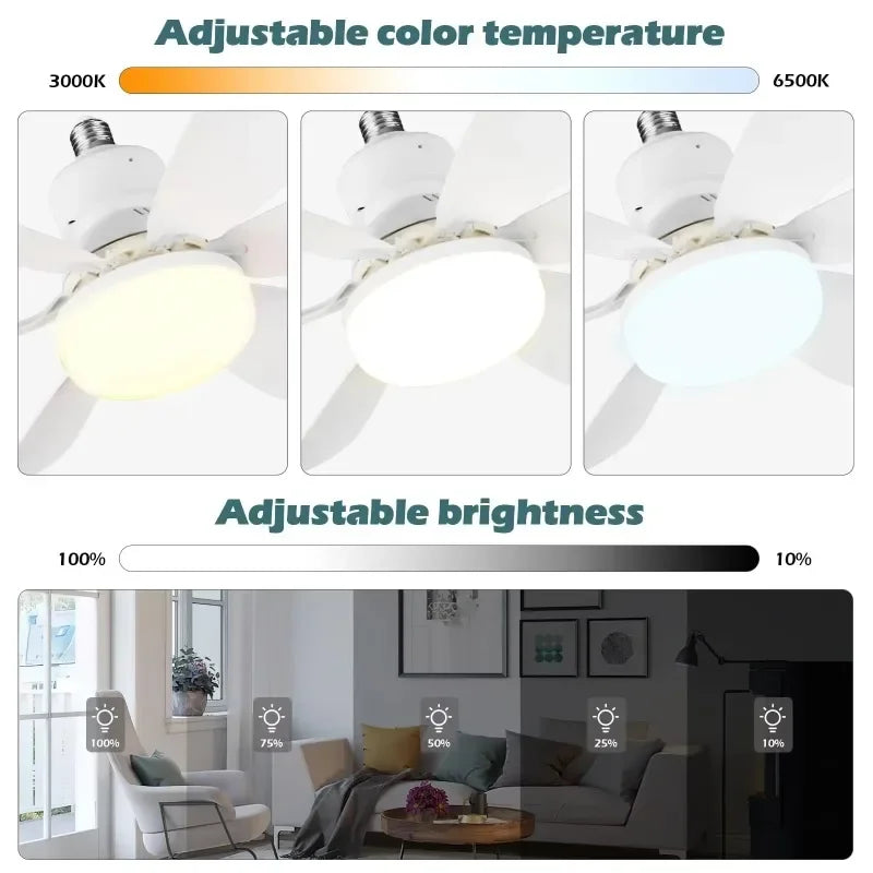 LumaBreeze - Socket Fan Light 💡❄️