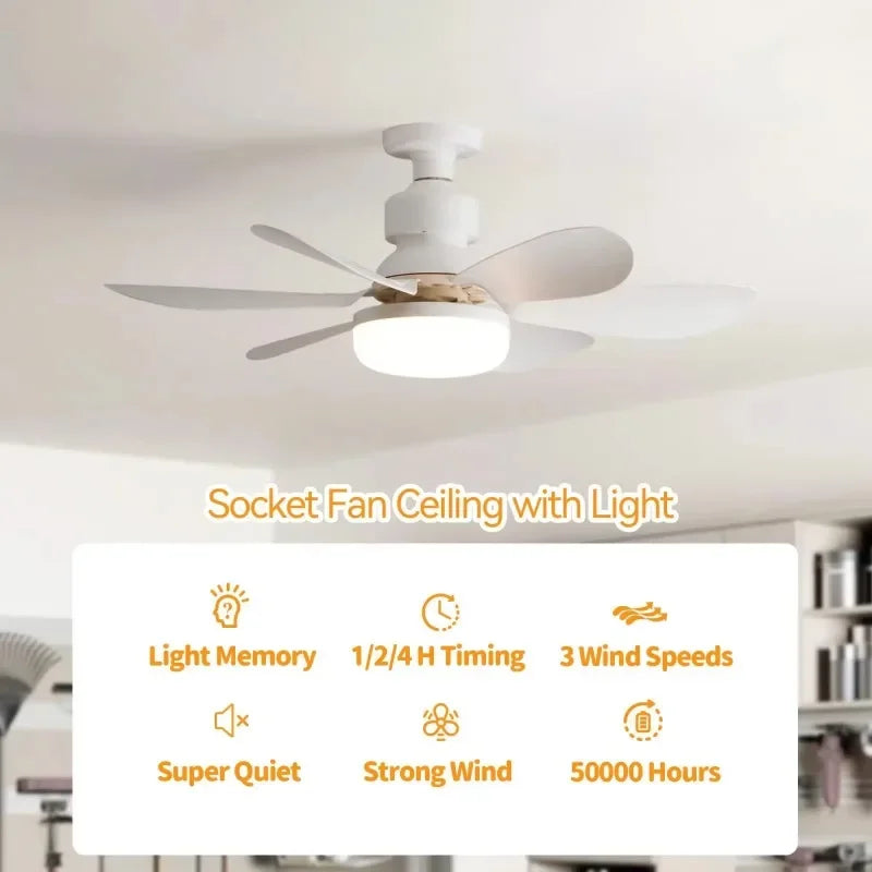 LumaBreeze - Socket Fan Light 💡❄️