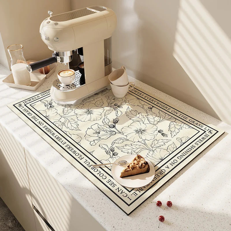 Super Absorbent Dish Drying Mat