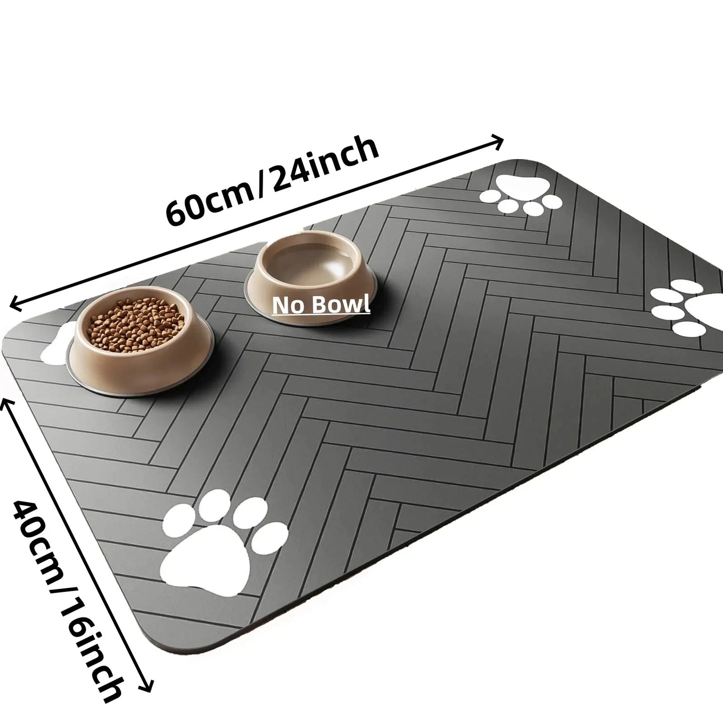 Splash-Proof Feeding Mat for Cats & Dogs