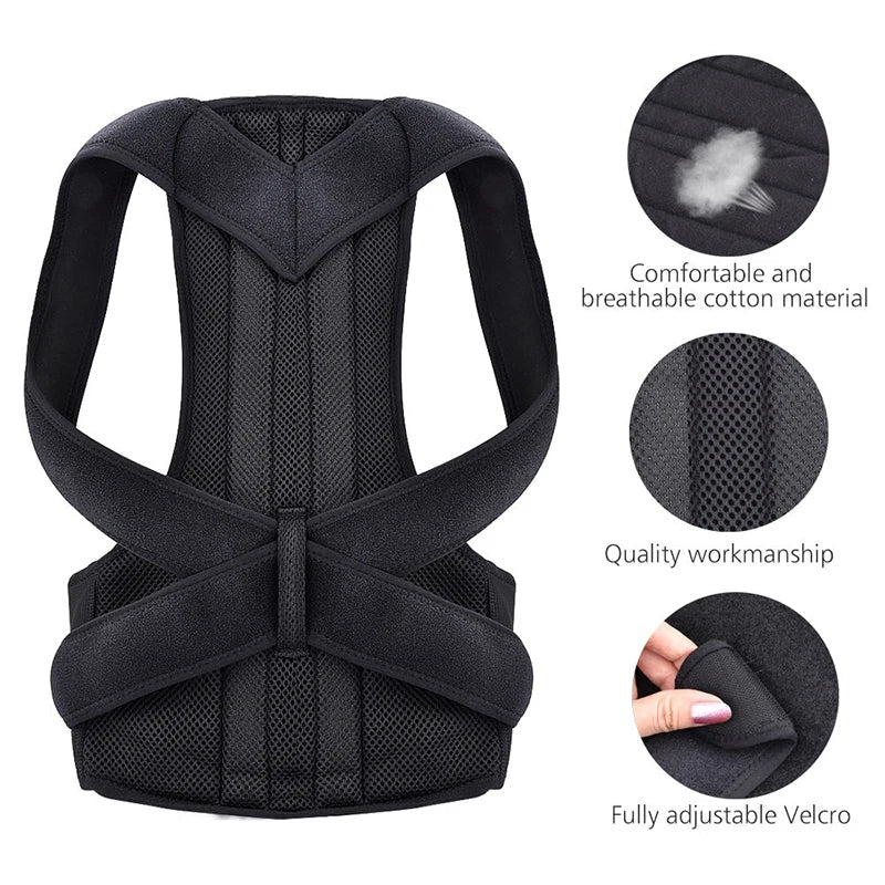 Adjustable Upper Back Posture Corrector Brace