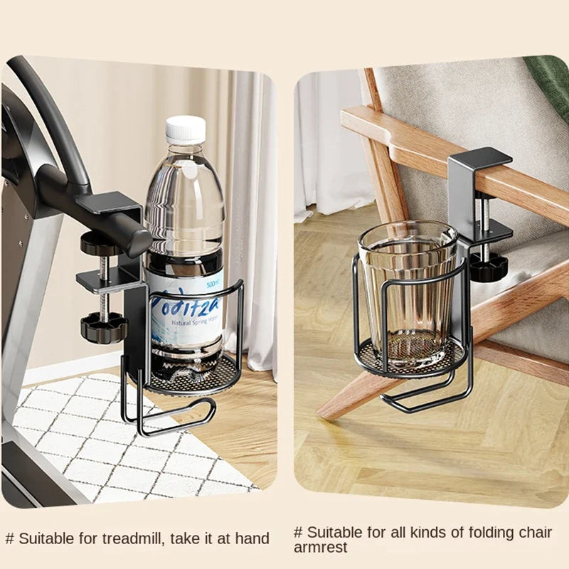 Desk Cup Holder Adjustable Upgraded Arm Clamp Stand