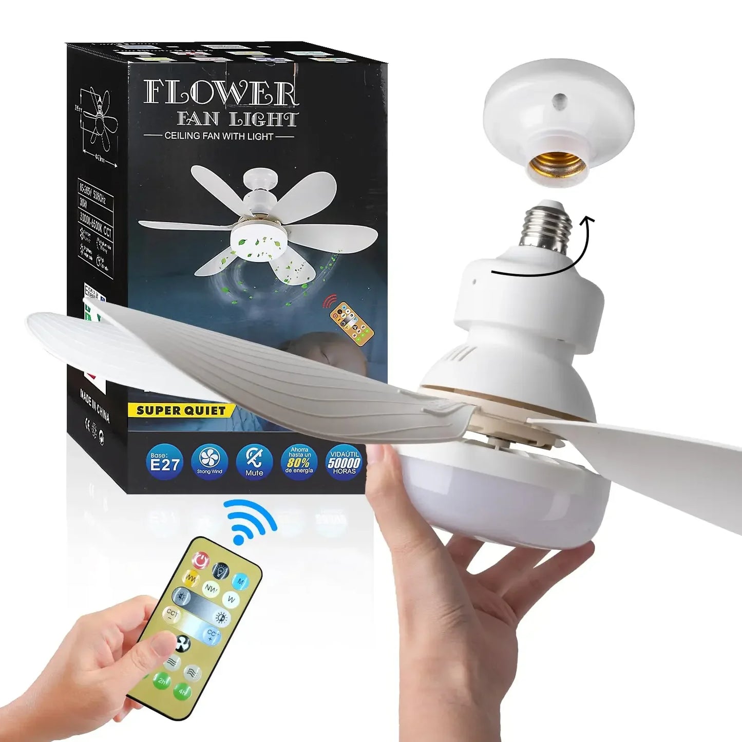 LumaBreeze - Socket Fan Light 💡❄️