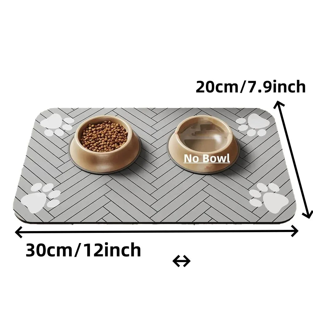 Splash-Proof Feeding Mat for Cats & Dogs