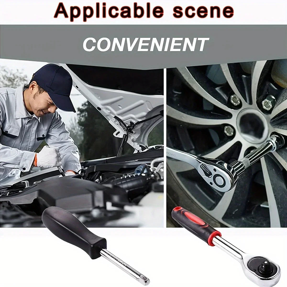 46PCS Socket Wrench Tool Set