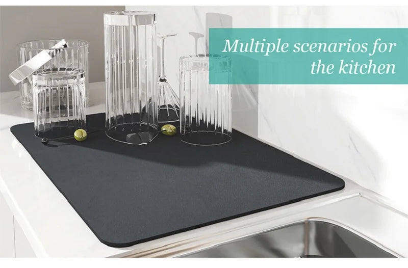 Super Absorbent Dish Drying Mat