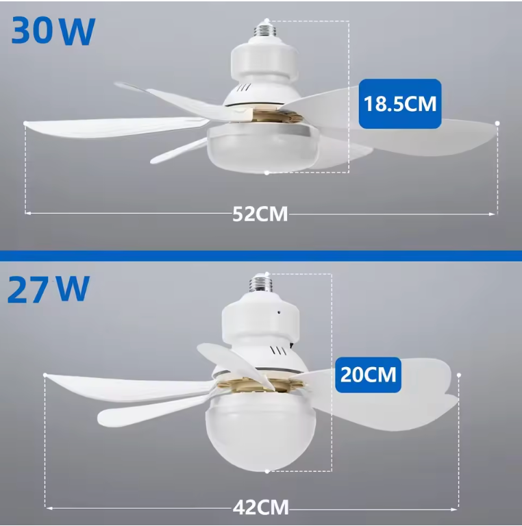 LumaBreeze - Socket Fan Light 💡❄️
