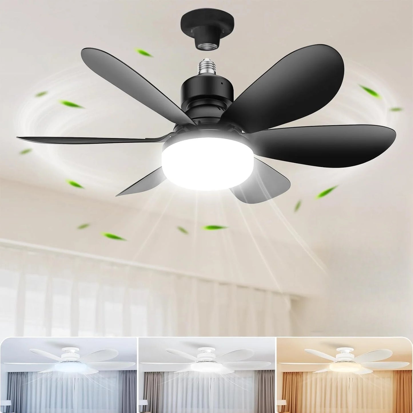 LumaBreeze - Socket Fan Light 💡❄️