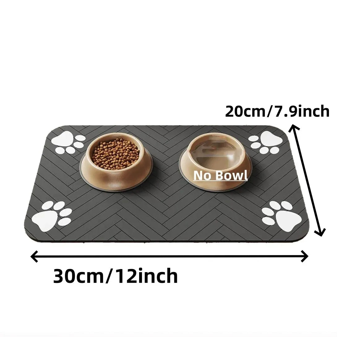 Splash-Proof Feeding Mat for Cats & Dogs
