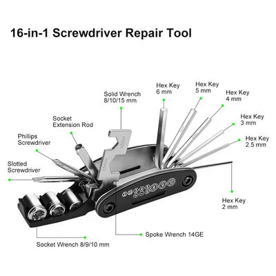 16-in-1 Socket Wrench Set