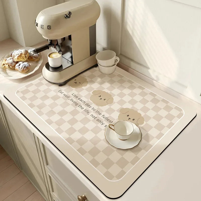 Super Absorbent Dish Drying Mat